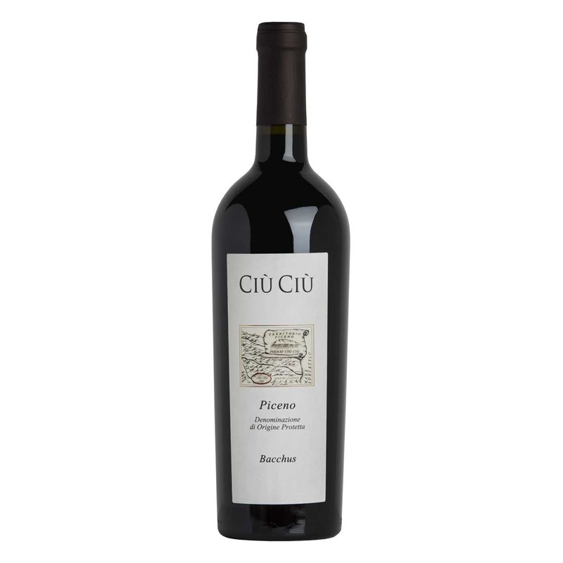 PICENO DOP BACCHUS BIO-VEG RED WINE 2017 13.5% VOL BOT750ML