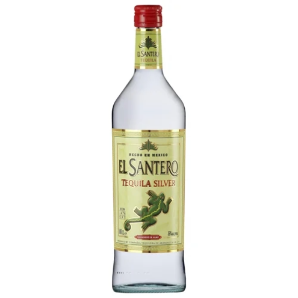 TEQUILA SANTERO SILVER 35 1 LT. X 6 BOTTLES