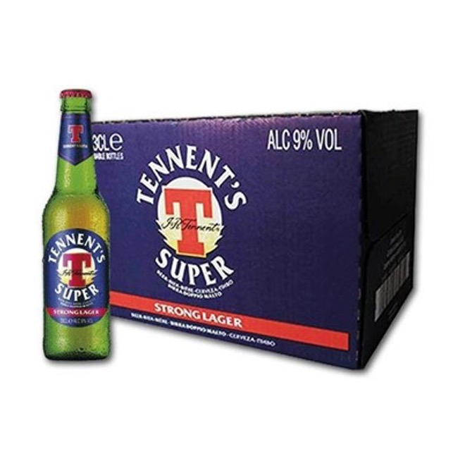 BIR TENNENT’S SUPER 9% 33CL X 24.