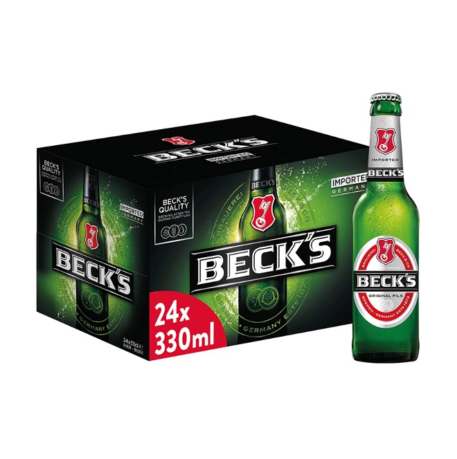 BIR BECK’S 5% 33CL X 24.