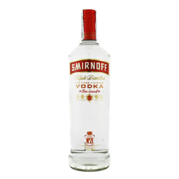 VOD SMIRNOFF 37.5% 1LT. X 6T