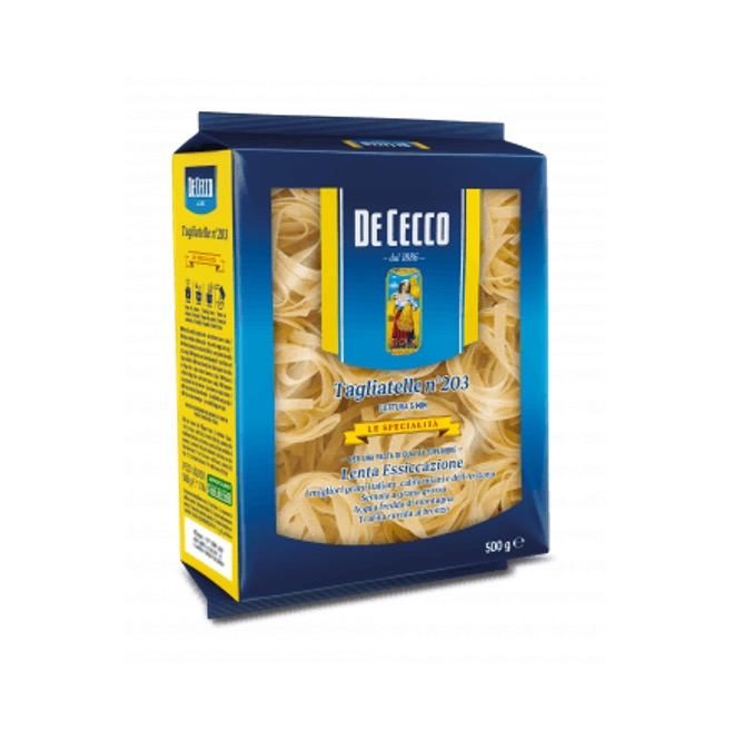 PASTA DE CECCO DURUM WHEAT TAGLIATELLE N.203 500 G