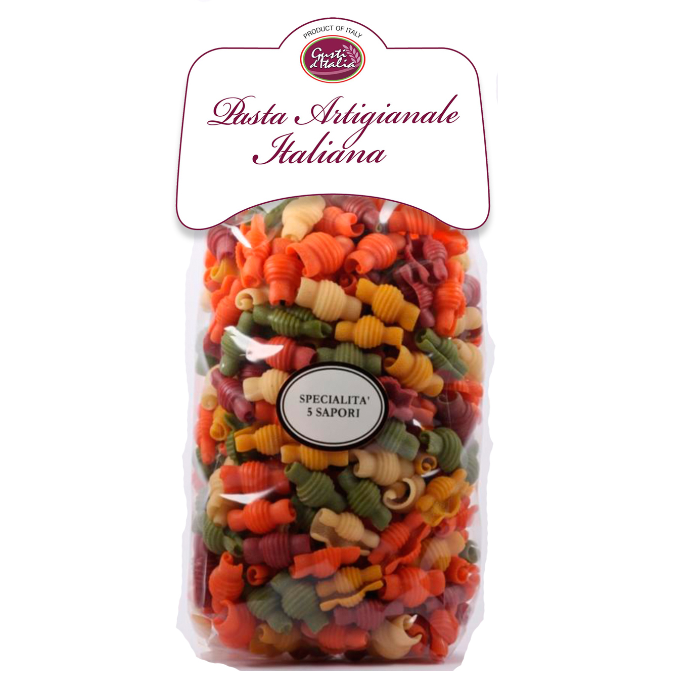 ARTISAN PASTA GUSTI D ITALIA 5 FLAVOR CANDIES 250GX12