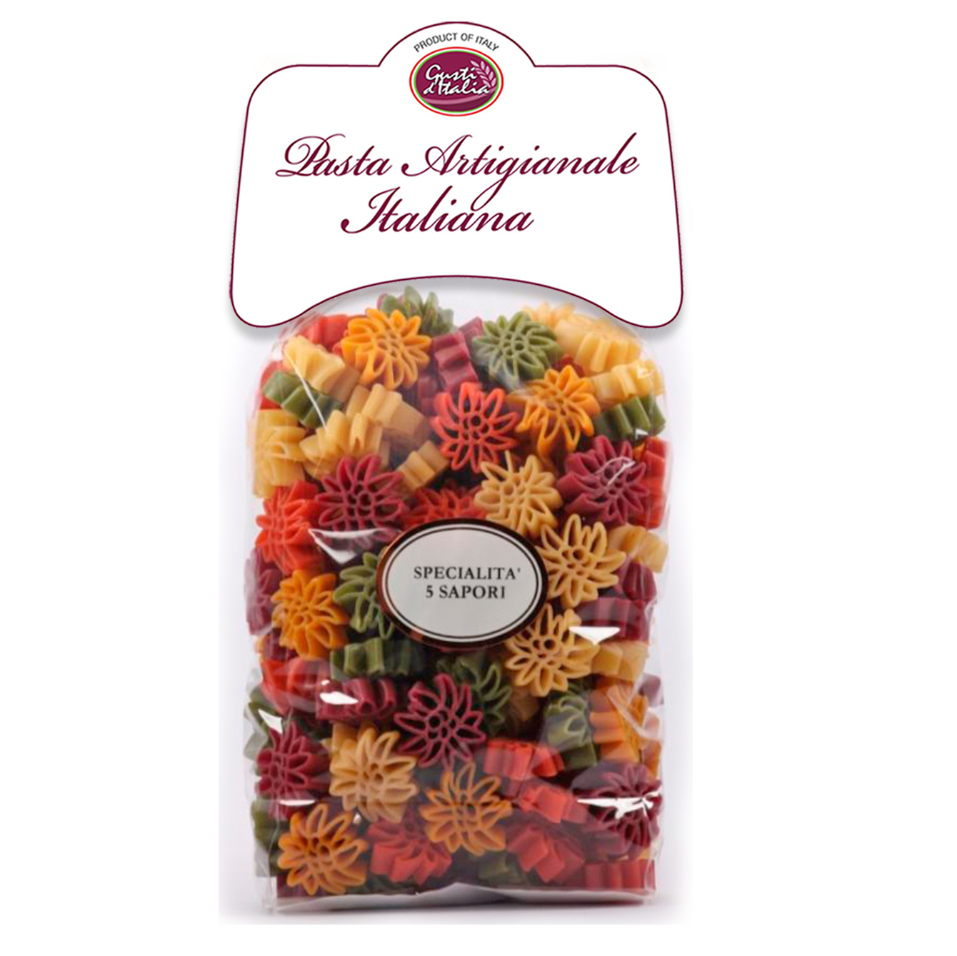 ARTISAN PASTA GUSTI D ITALIA 5 FLAVORS EDELWEISS 500GX12
