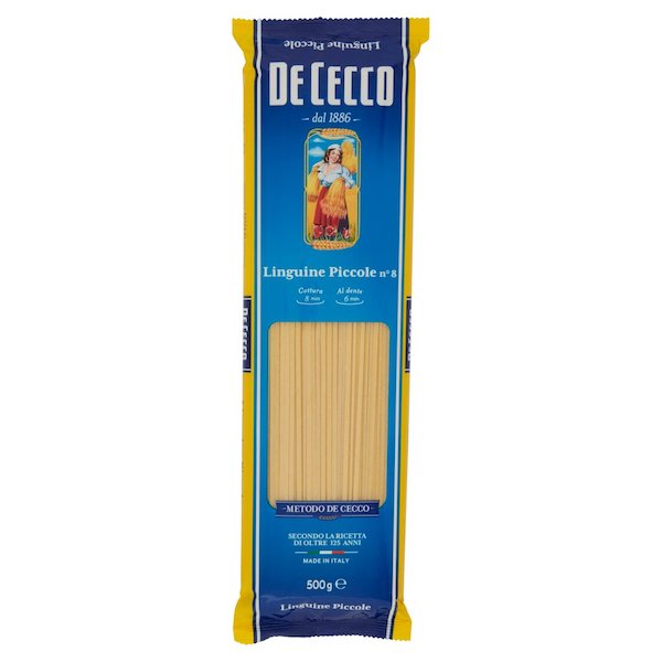 PASTA DE CECCO DURUM WHEAT LINGUINE SMALL N.8 500 G X 24