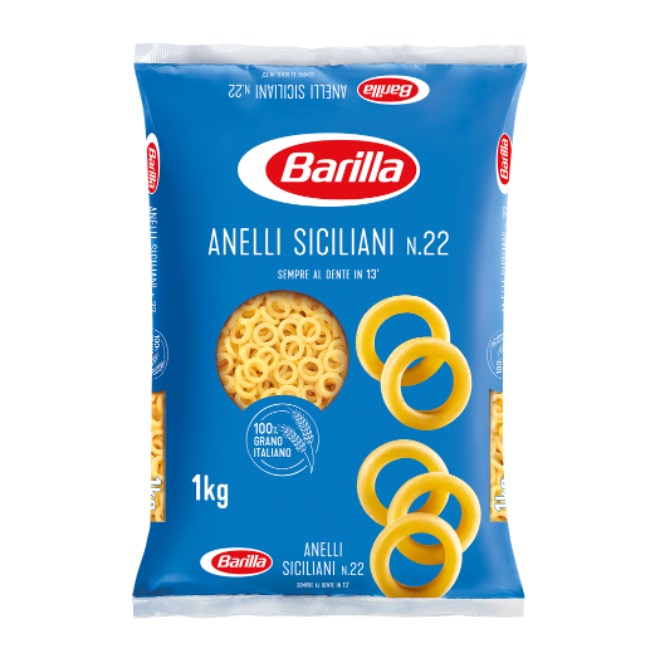 PASTA BARILLA ANELLI 500GX24