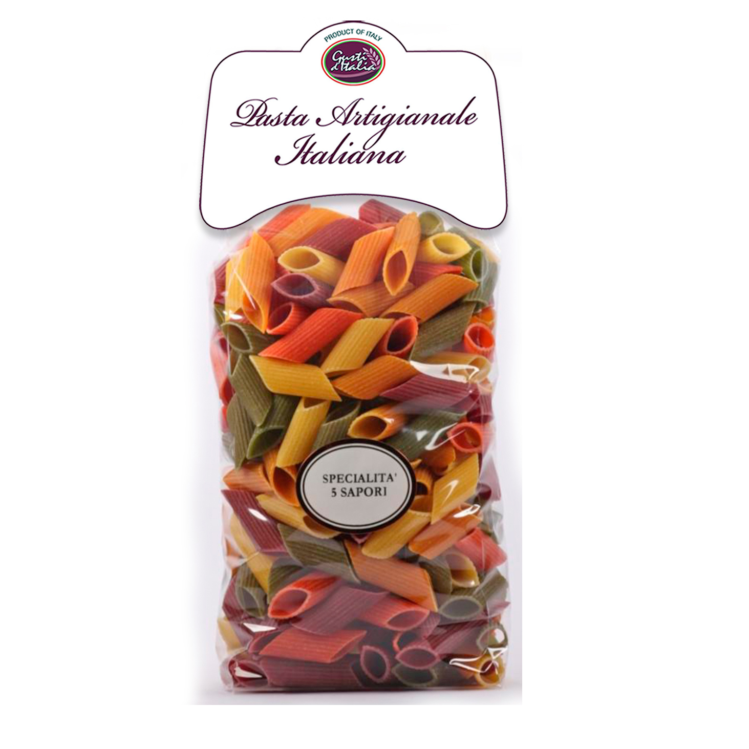 ARTISAN PASTA GUSTI D’ITALIA 5 FLAVOURS PENNE 500GX12