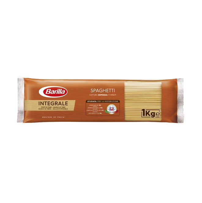 PASTA BARILLA SPAGHETTI WHOLE WHEAT 1KGX15