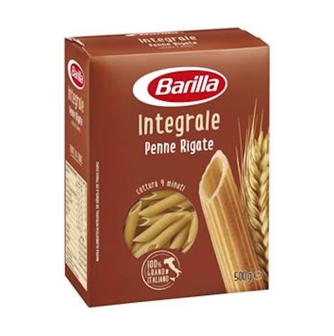 PASTA BARILLA STRIPED PENNE WHOLEWHEAT 500GX14