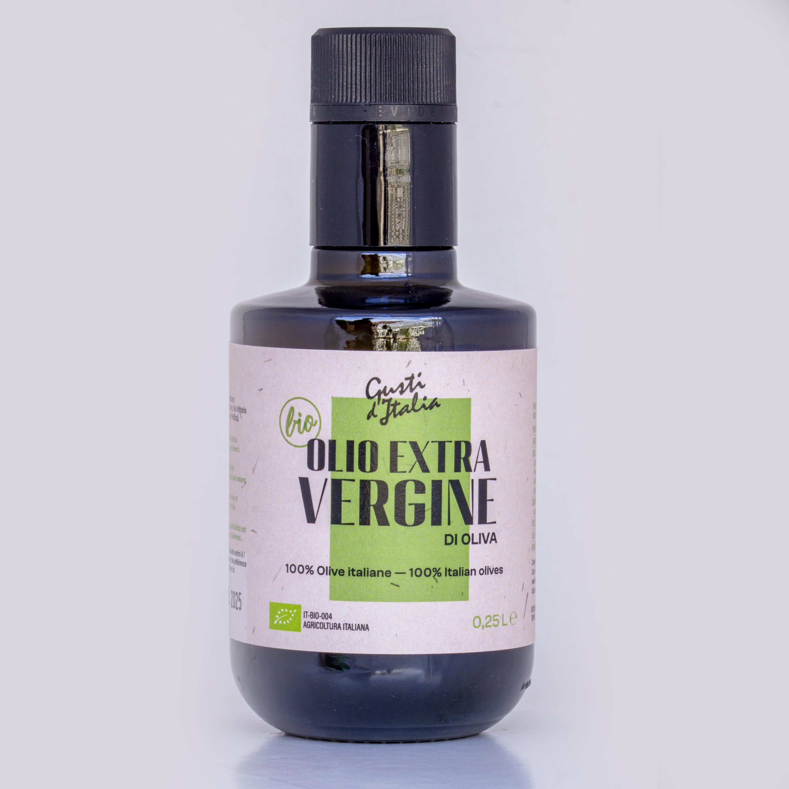 BOTTIGLIA OLIO EVO GUSTI D'ITALIA BIO 250 ML.X6