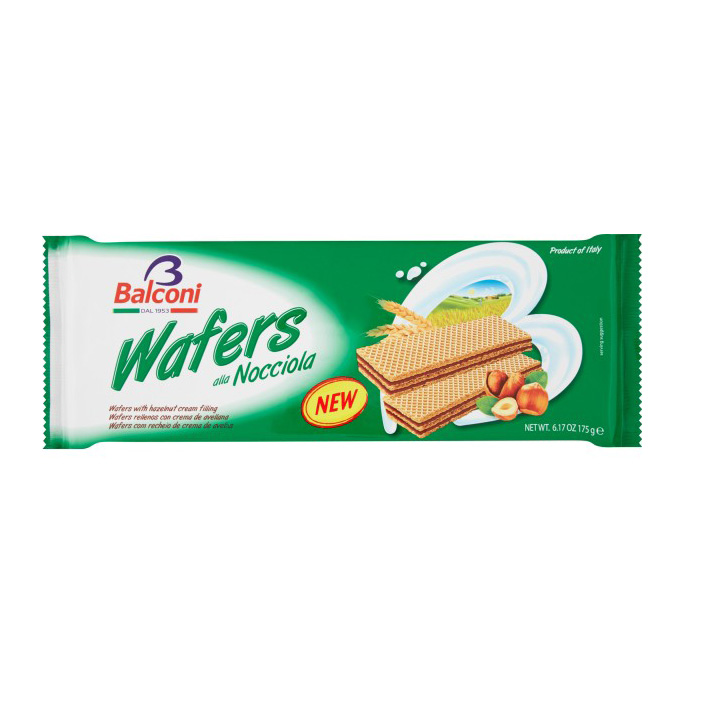 WAFERS BALCONI NOCCIOLA 175 G X 24
