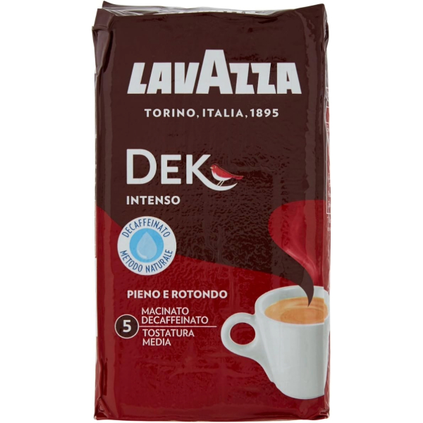 LAVAZZA DEK INTENSO COFFEE POWDER PACKS 250GX10X2