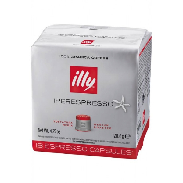 CAFFE ILLY IPERESPR CAPX18X6 MED ROAST