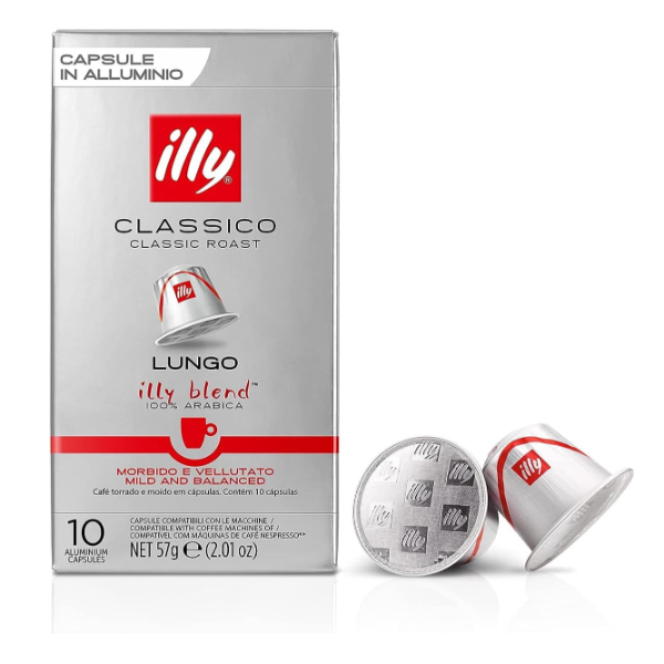 CAFFE ILLY LUNGO CL. CAP COM NESPRX10X10