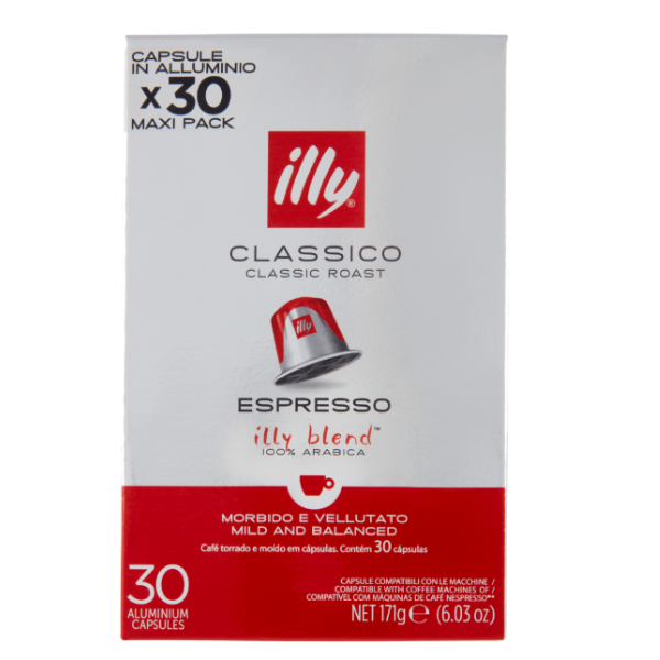 CAFFE ILLY CLASS CAP COM NESPRESSO X 30