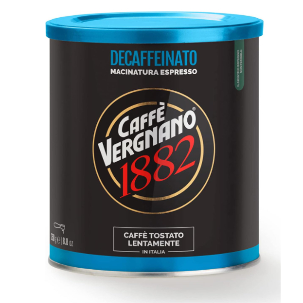 CAFFE VERGNANO DECAF POLV LATTIN 250GX6