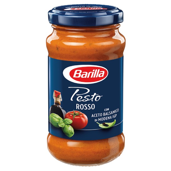 BARILLA PESTO ROSSO SAUCE 12X200GR GLASS JAR