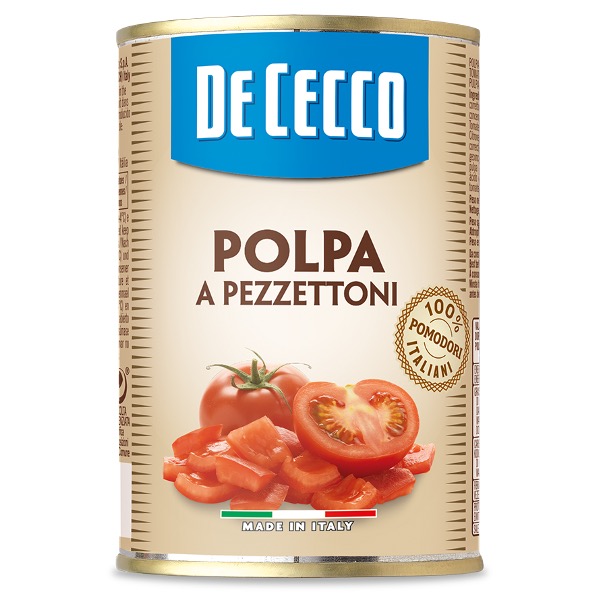 POLPA A PEZZETTONI DE CECCO 400 G X 12