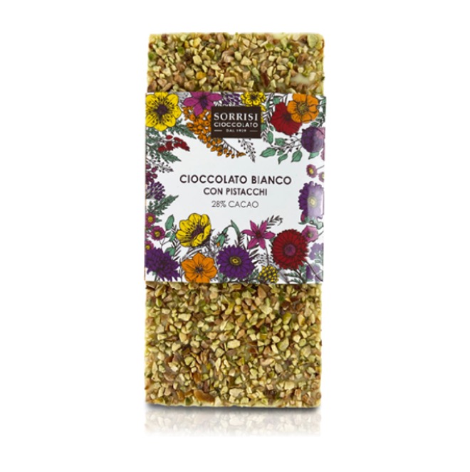 B&S WHITE CHOCOLATE PISTACHIO BAR 80GX10