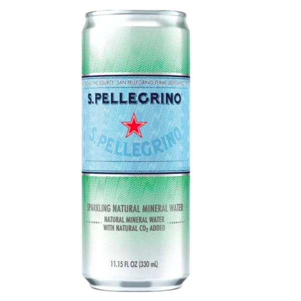 SAN PELLEGRINO WATER IN SLEEK CAN 33 USA