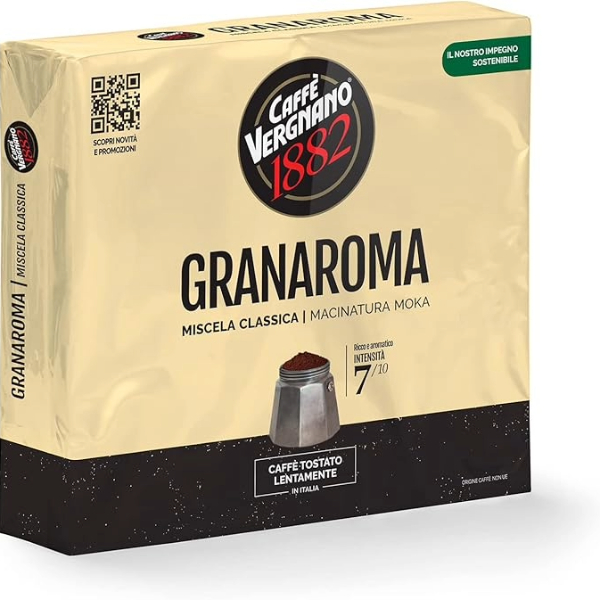 CAFFE VERGNANO GRAN AROMA POLVER 250GX4