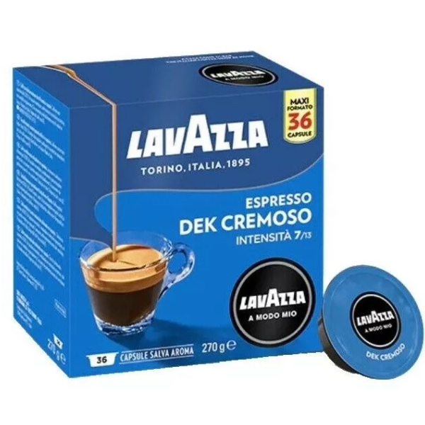 CAFFE LAVAZZA AMM DEK CREMOSO BOX 36CAPS