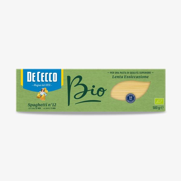PASTA DECECCO BIO SPAGHETTI N.12 500GX20