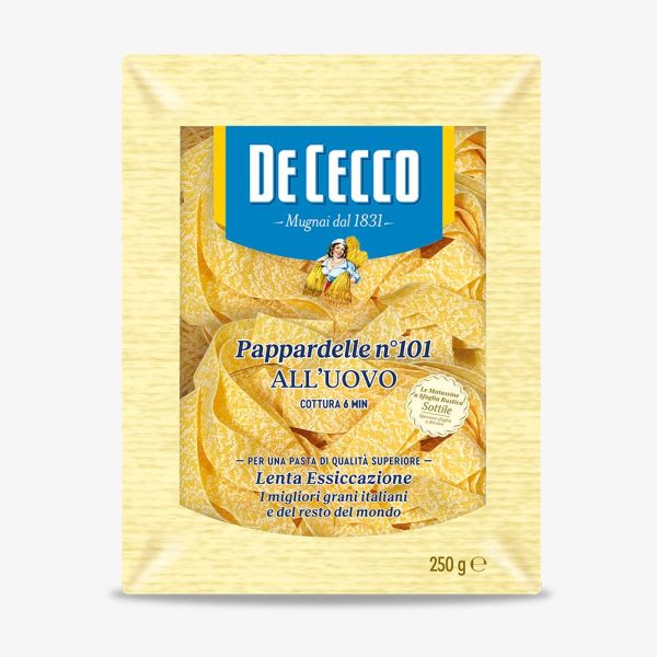 PASTA DECECCO PAPPARDEL UOVO 101 250GX12