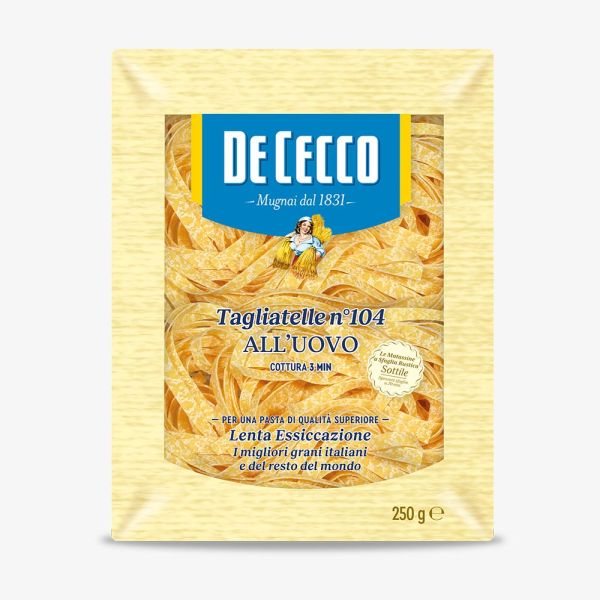 FRESH PASTA DE CECCO TAGLIATELLE N.104 250X12