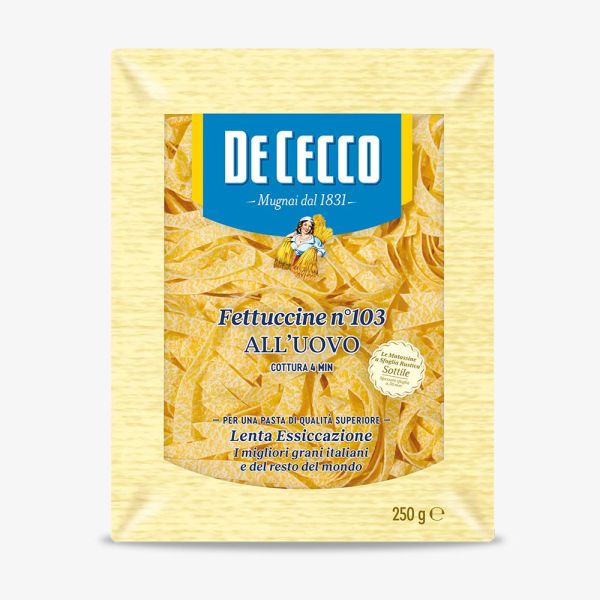 PASTA DECECCO FETTUCCINE UOVO103 500GX8