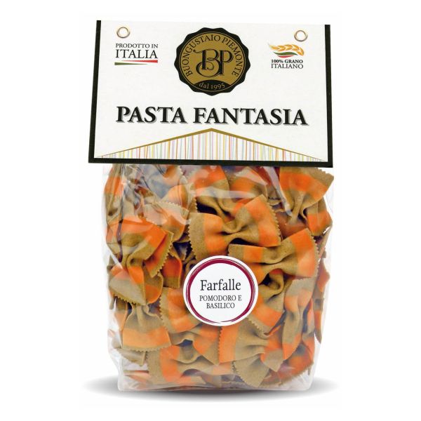 PASTA BUONGU FARFALLE POM/BASIL 250GX12