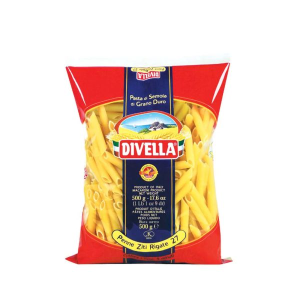 PASTA DIVELLA PENNE ZITI RIGATI 500GX24
