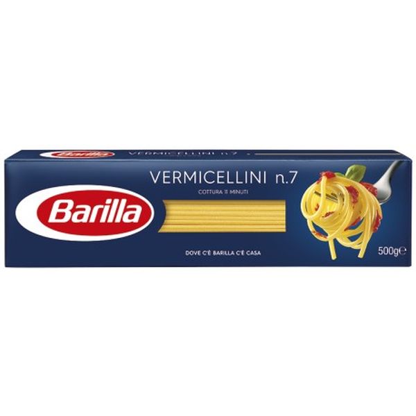 PASTA BARILLA VERMICELLINI 500G X 24
