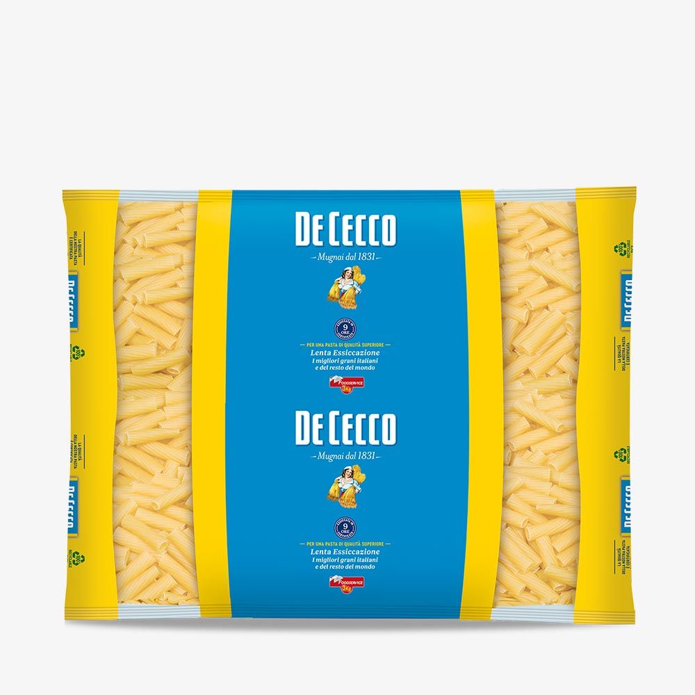 PASTA DE CECCO DURUM WHEAT TORTIGLIONI N23 3KG X 4