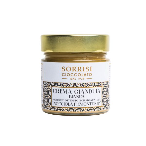 B&S NOCCIOLLA WHITE GIANDUIA CREAM 250GX6 IN GLASS JAR