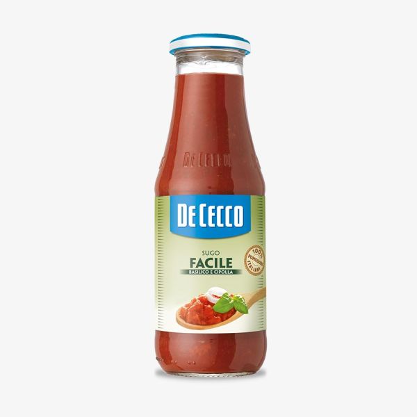 DE CECCO SUGO FACILE 190GX12 GLASS BTL
