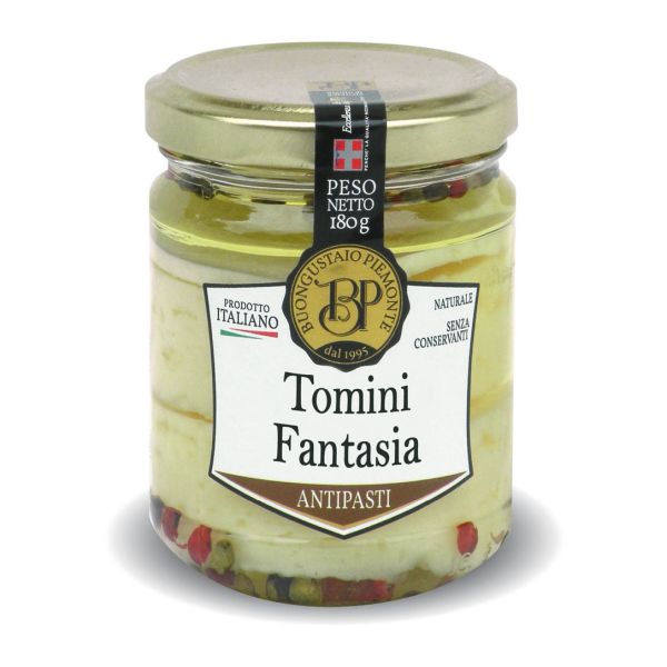 BUONGUSTAIO TOMINO CHEESE FANTASIA 180GR X 6 GLASS JAR