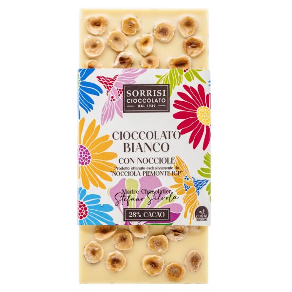 B&S WHITE CHOCOLATE WHOLE HAZELNUT BAR 80GX8