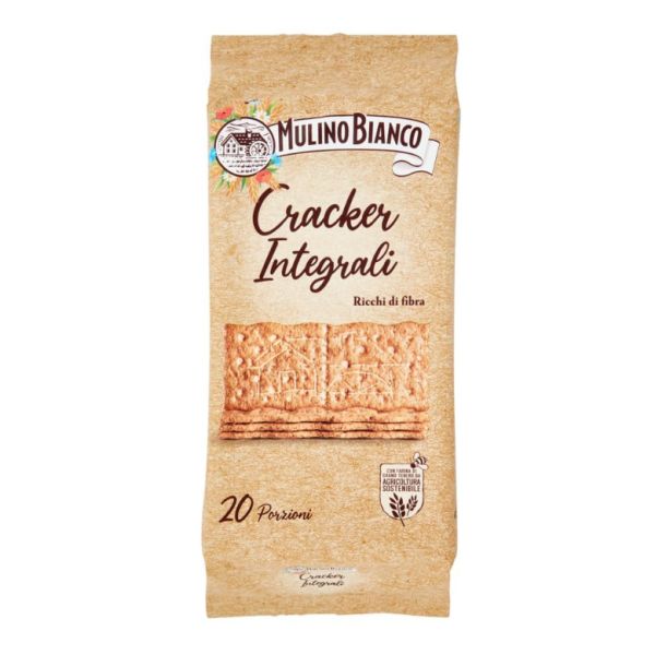 MULINO BIANCO WHOLE GRAIN CRACKERS 500 GR. X 9