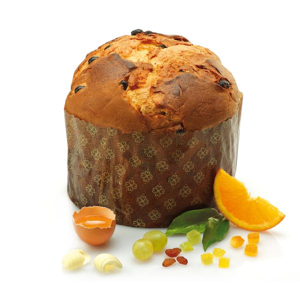PANETTONE PIEMONTE CELLOPHANE 500GR.