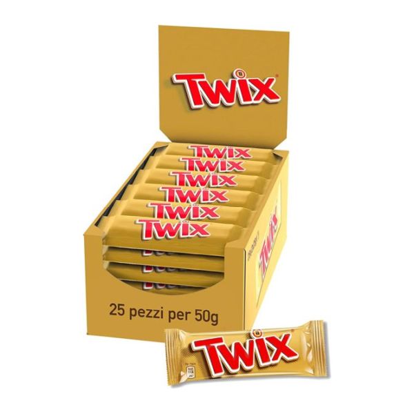 TWIX SINGOLO 50 G X 25 PZ X 10 SHOWBOX