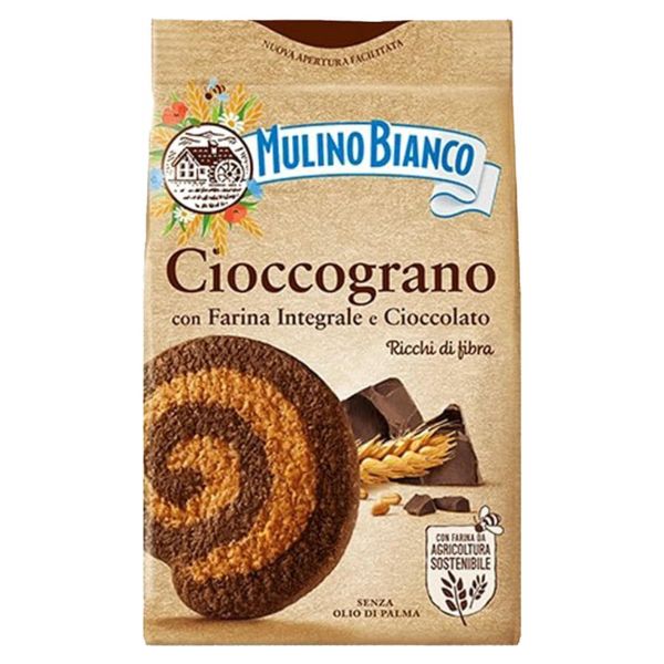 WHOLEMEAL COOKIES CIOCCOGRANO MULINO BIANCO 330GRX12