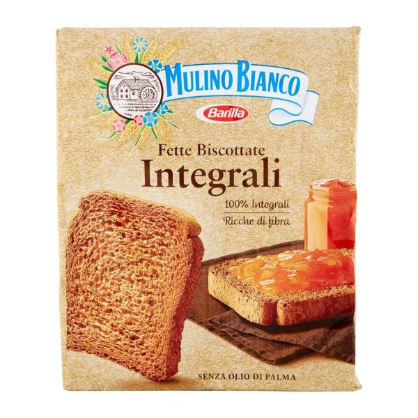 WHOLEMEAL RUSKS MULINO BIANCO 315G X 32
