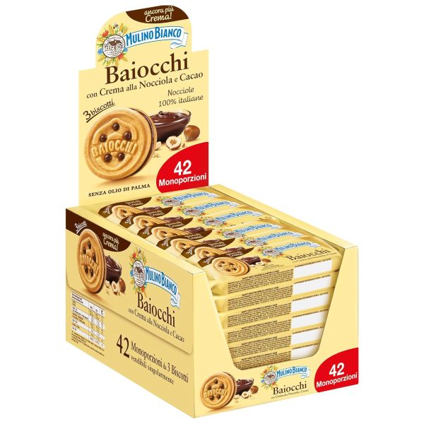 BISCUITS BAIOCCHI 3PCS 28G DISPLAYER X 42