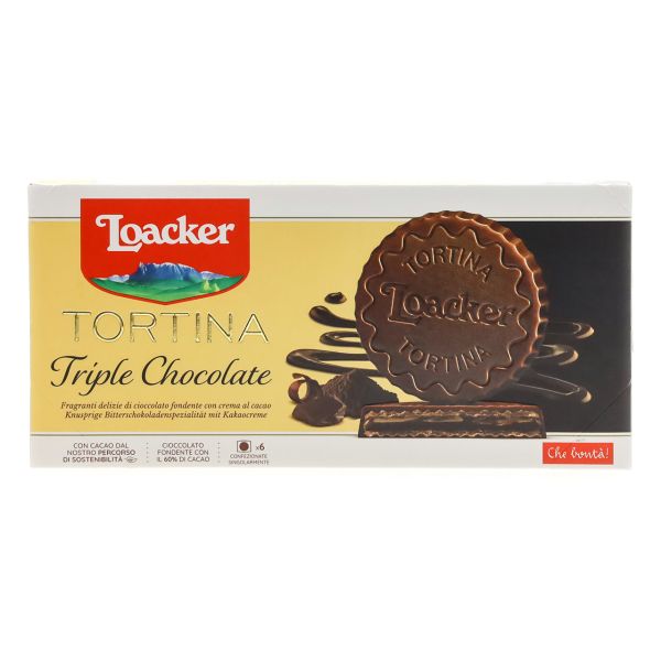 LOACKER TORTINA TRIPLE DARK 21GX24X6