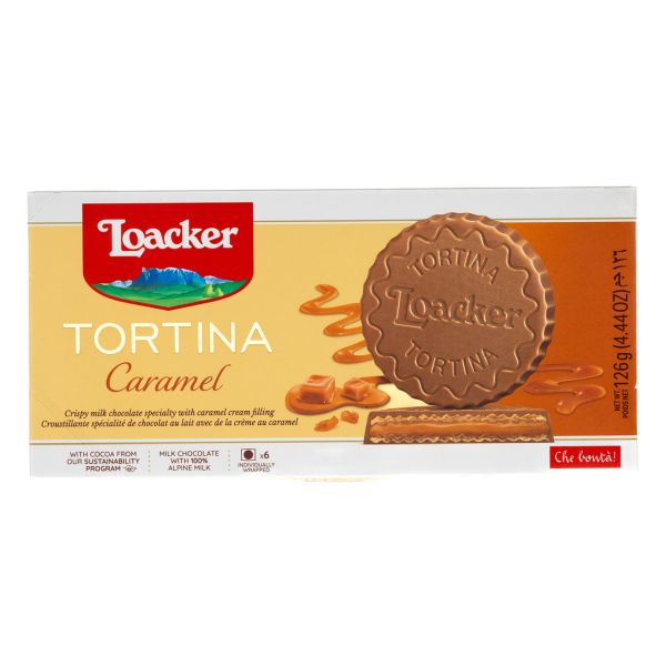 LOACKER TORTINA CARAMEL 21GX24X6