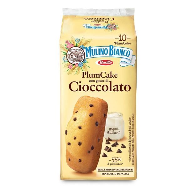 PLUMCAKE MULINO BIANCO CHOCOLATE DROPS 350 G X 10 X 10