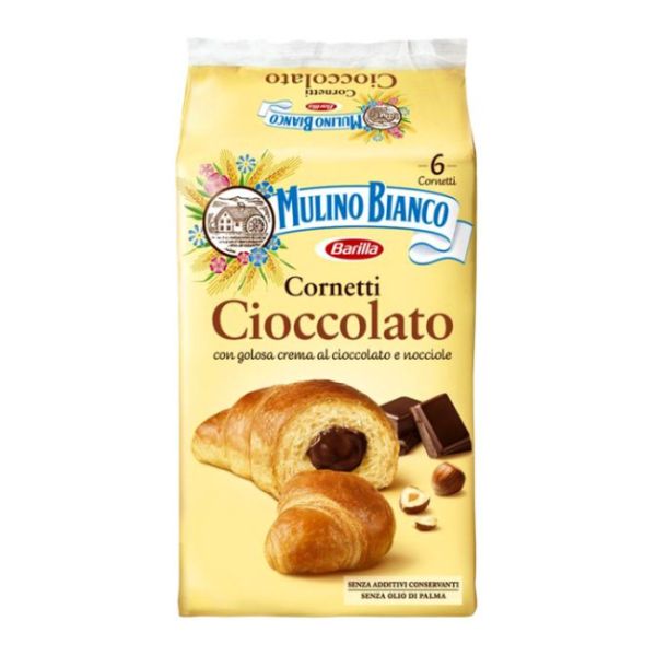 CORNETTI MULINO BIANCO CHOCOLATE 300 G X 6 X 8