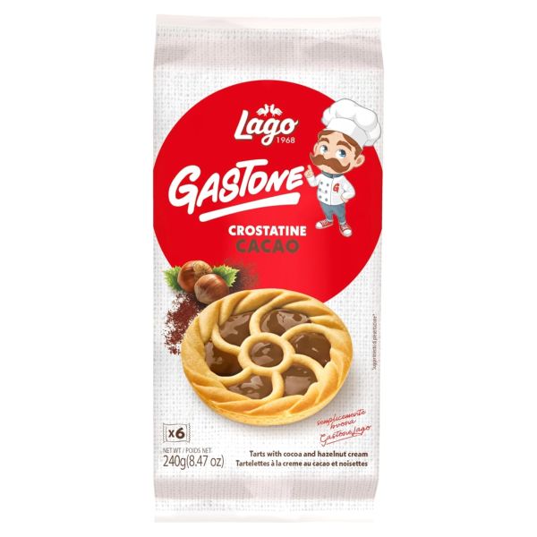 GASTONE LAGO CROSTATINA CACAO 40G X20X6