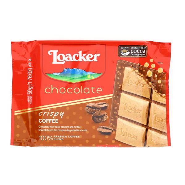 LOACKER CIOCC CRISPY COFFEE 50GX12